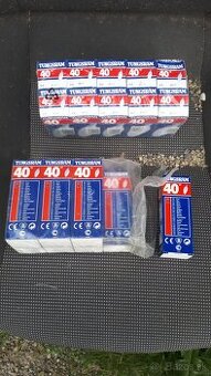 Žiarovky 240 V 40 W s menším závitom