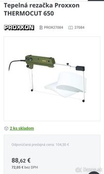 rezačka polystyrénu nová