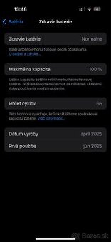 IPhone 16pro 128gb čierny