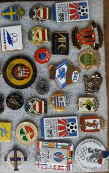 športové odznaky na pin - OH, hokej, fotbal i iné športy