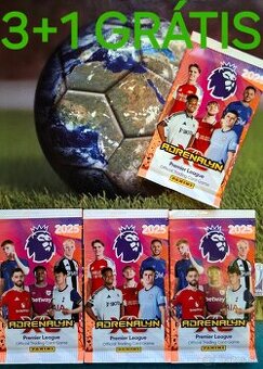 PREMIER LEAGUE Adrenalyn XL 2025 - 3 + 1 GRÁTIS balíček