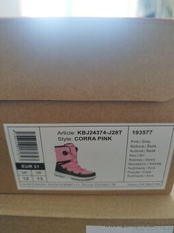 Dievčenské zimné topánky