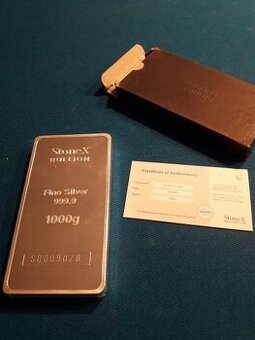 Predam investicne striebro - tehlicku 1kg