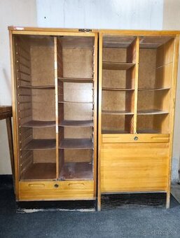 Retro skrinky s roletovými dvierkami