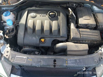 1.9 tdi bxe motor, agregat, turbo , spojka, škoda octavia 2