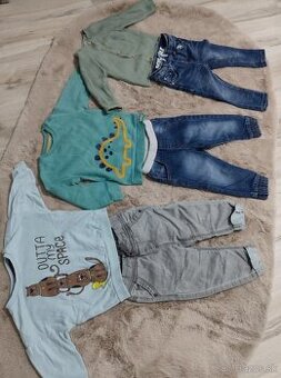 3x outfit veľkosť 80