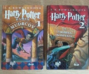 Knihy J.K.Rowling Harry Potter 1, 2