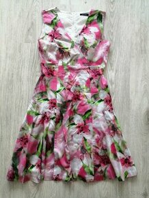 Šaty s kvetinovým vzorom Orsay veľ.38