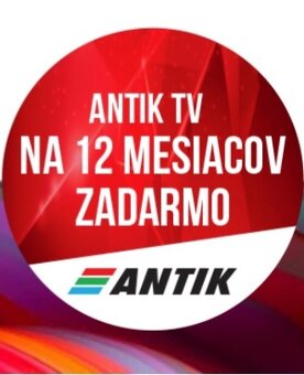 Antik Tv predplatne na 12 mesiacov voucher