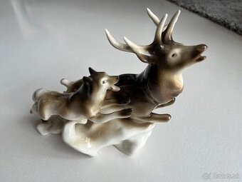 Porcelánová soška