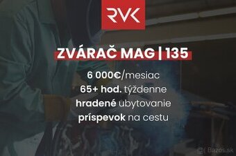 ZVÁRAČ CO2 | 6000€/MES. | BELGICKO