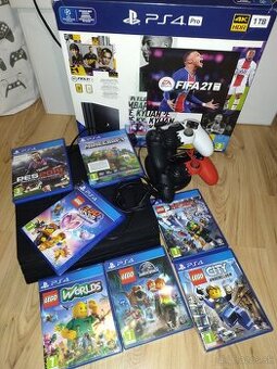 PS4 PRO 1TB + hry