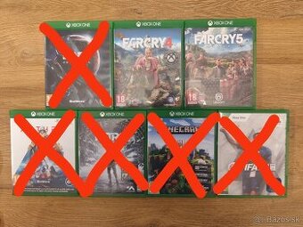Predám hry na Xbox One