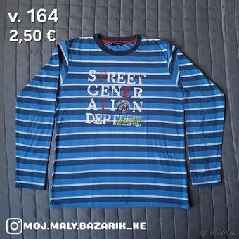 TRIČKO dlhý rukáv chlapč. (164) 2,50 €