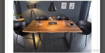 Štýlový jedálenský stôl Mammut 140cm z masívu