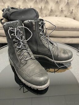Pánske Moto kožené topánky vysoké veľ. 42