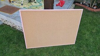 Korková nástenka 120x90 cm ružová