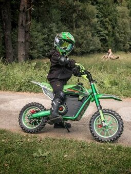 Detská elektrická motmotorka MiniRocket VIPER 1000W - zelená