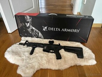 Airsoft delta armory M4/AR RIS Charlie čierna