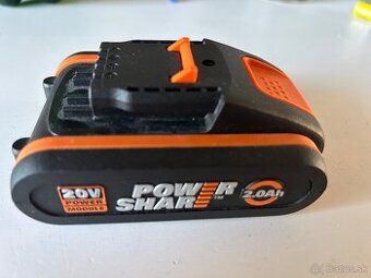 Originál batéria WORX Power share 20V Max Lithium lon 2Ah ro