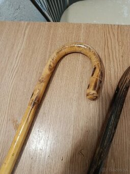Predám ohnuté starožitné palice ,bakuľa.
