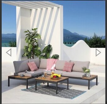 Kovová záhradná zostava