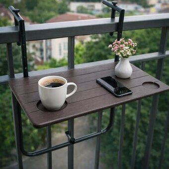 Balkónový stôl  závesný, skladací