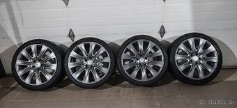 Disky Mercedes r19 dvojrozmer + pneu Michellin pilot Alpine