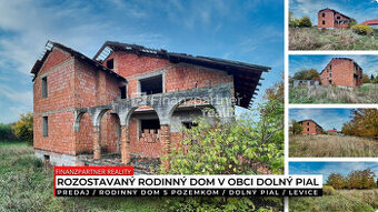 Rodinný dom s pozemkom 1424 m², Dolný Pial, Levice
