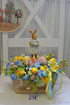 Jarný, veľkonočný veniec, aranžmán