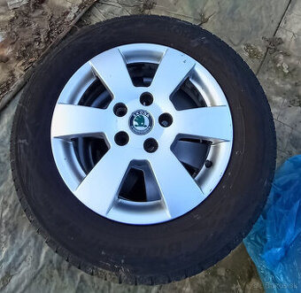 Originál škoda hliníkové disky 5x112 R15