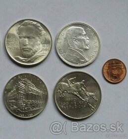 Strieborné mince ČSSR a ČSR