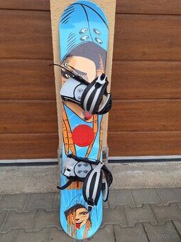 Predam snowboard s viazaním
