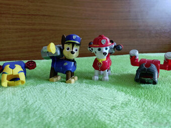 Paw patrol Marshall + Chase s oblekmi