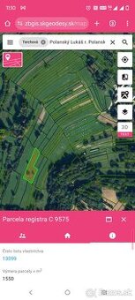 Pozemok 1550m2 Terchova