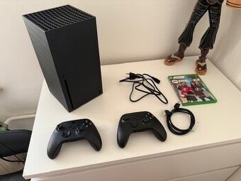 Xbox series x + 1hra(NHL 2023 na Xbox Series X) + 2x ovládač