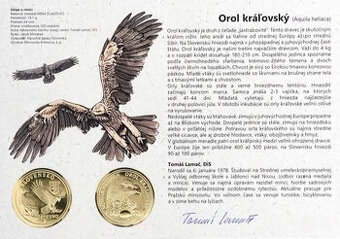 5 Eur Orol kráľovský plus Autorská karta