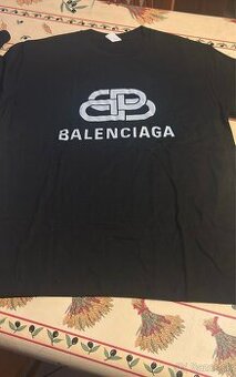 Čierne tričko Balenciaga unisex