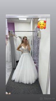 Krasne svadobné šaty