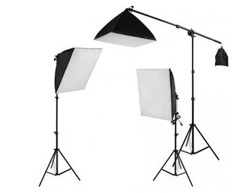 Studiový set softbox Graphy + boom rameno