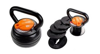 Nastaviteľný kettlebell 3,4–18 kg - GymBeam - 1