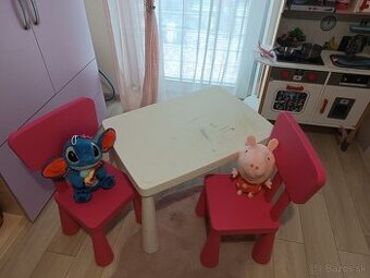 Stôl so stoličkami