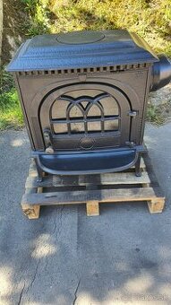 Liatinové kachle Jotul F 8 TD modročierný smalt