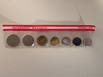 Sada mincí Rakúsko 1975
