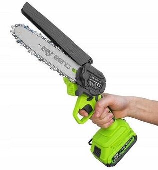 Malá akumulátorová reťazová píla 1000W 2x reťaz 2x AKU 21V