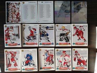 Predám hokejové kartičky Ud 91-92 juniori ceska verzia set