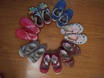 Dievčenské topánky, sandálky č. 21