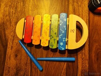 Detský drevený cimbal, xylofon