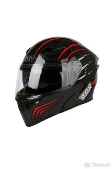 Motocyklová Karbónová prilba VGV – veľkosť L (NOVÁ)