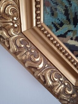 Retro rám na obraz, prípadne na osadenie zrkadla